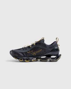 Mizuno Wave Prophecy 13 Noir/Or/Gris Metallise | Baskets