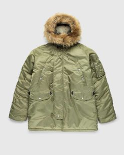 Alpha Industries Parka N3B Dusty Olive Drab | Vetements D'Exterieur