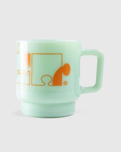 Carhartt WIP Assembler Mug En Verre Jade/Orange | Maison