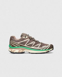 Salomon Xt-6 Mindful 2 Falcon/Lait D'Amande/Vert Vif | Baskets De Randonnee