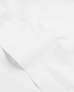 And Wander Merino Base Ss T Blanc Casse | T-Shirts