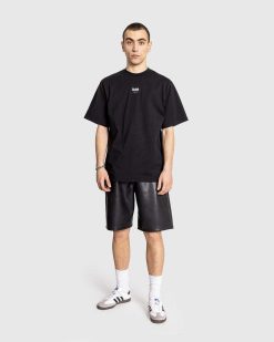 GmbH Short Zoran Eco En Simili Cuir Noir | Shorts