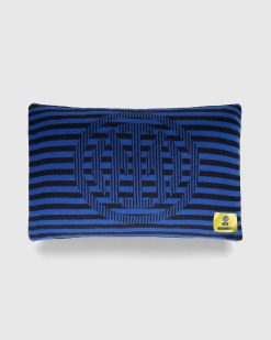 Inter Coussin Noir/Bleu | Maison