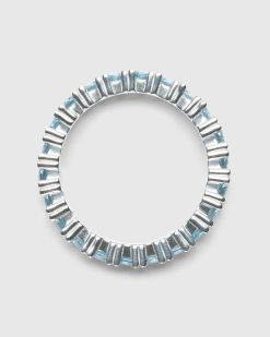 Hatton Labs Bague Eternite Argent/Aqua | Bijoux