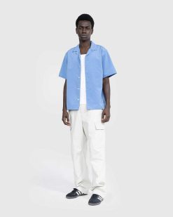 Highsnobiety HS05 Chemise Brossee A Manches Courtes Bleu | Chemises