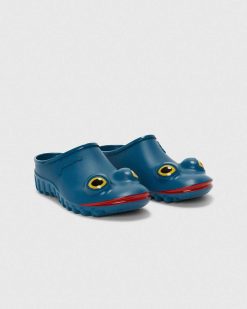 J.W. Anderson Mocassin Grenouille Bleu | Des Sandales