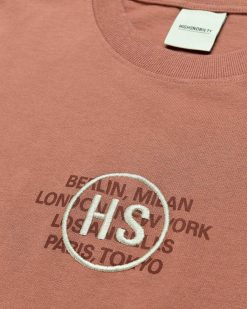 Highsnobiety T-Shirt Logo Mauve | T-Shirts