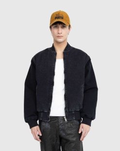 Carhartt WIP Paxon Bomber Noir/Stone Washe | Vetements D'Exterieur