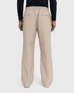 Highsnobiety Pantalon Surpiqures Contrastees Beige | Pantalon