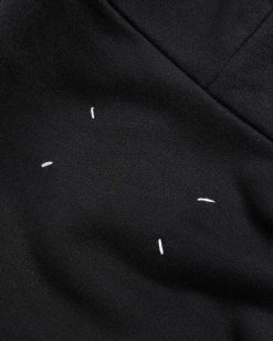 Maison Margiela Sweat A Capuche Logo Noir | Sueurs