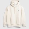 Lacoste Sweat A Capuche Pique Double Face Blanc Casse | Sueurs