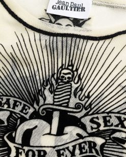 Jean Paul Gaultier Haut De Tatouage De Sexe Protege Nu | T-Shirts