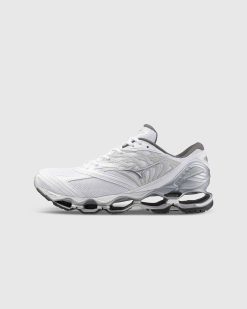 Mizuno Wave Prophecy Ls Blanc/Argent/Brume Port | Baskets