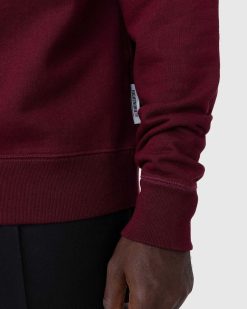 Highsnobiety Polaire Classic Quarter Zip Bordeaux | Sueurs