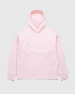 Acne Studios Sweat A Capuche Stamp Logo Rose Pale | Sueurs