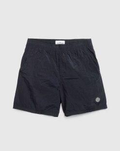 Stone Island Short De Bain Nylon Metal Noir | Shorts