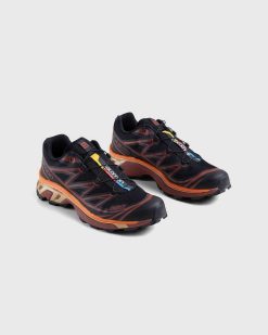 Salomon Xt-6 Noir/Chocolat Prune/Orange Vibrant | Baskets