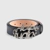 Acne Studios Ceinture A Boucle Logo Noir | Ceintures