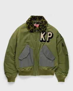 Kenzo Blouson Bomber Vert | Vetements D'Exterieur