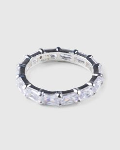 Hatton Labs Bague Horizon Eternity Argent/Blanc | Bijoux