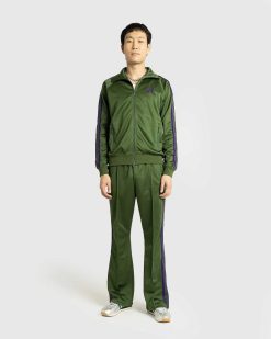 Needles Veste De Survetement Poly Smooth Vert Ivy | Vetements D'Exterieur