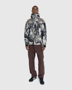 The North Face Veste Gore-Tex Mountain Falcon Brown Conrads Notes Print | Vetements D'Exterieur