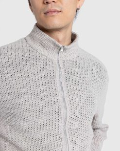 Our Legacy Polo Retreci Entierement Zippe Musk Dusk Rope Weave | Chemises