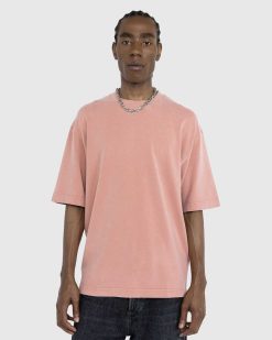 Acne Studios T-Shirt Teint En Vetement Rose Vintage | T-Shirts