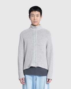 Our Legacy Polo Retreci Entierement Zippe Musk Dusk Rope Weave | Chemises