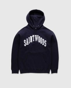 Saintwoods Sweat A Capuche Arch Marine | Sueurs