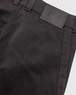 GmbH Pantalon Fadir En Serge De Coton Melange Noir | Pantalon