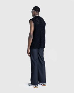 Séfr Pantalon Jiro Laine Noir | Pantalon