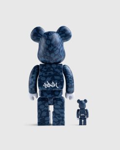 Medicom Be@Rbrick Stash 100% & 400% Set Bleu | Objets De Collection