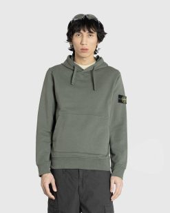 Stone Island Sweat A Capuche Polaire Musc | Sueurs