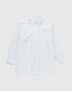 Our Legacy Chemise Popover Olympic Rayure Blanche | Chemises