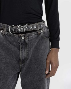 Y/Project Evergreen Y Ceinture Jeans Vintage Noir | Pantalon