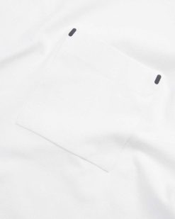 And Wander Merino Base Ss T Blanc Casse | T-Shirts