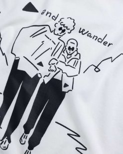 And Wander Yu Nagaba T-Shirt Imprime Blanc | T-Shirts