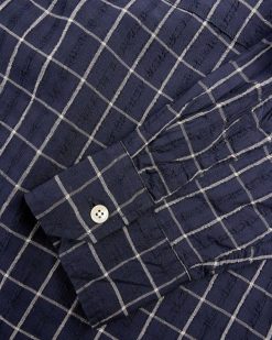 Our Legacy Chemise Ci-Dessus Carreaux Mediterraneens Fonces | Chemises