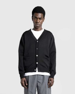 Highsnobiety HS05 Cardigan En Maille Poly Noir | Tricots