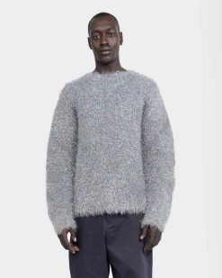 Jil Sander Pull En Mohair Melange Metallise Multi | Tricots