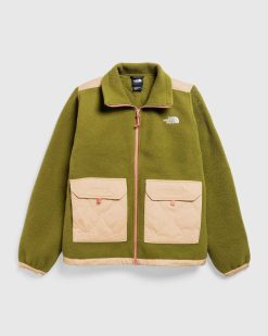 The North Face Veste Polaire Entierement Zippee Royal Arch Forest Olive/Kaki Stone | Vetements D'Exterieur