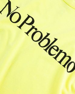 Aries No Problemo Ls Tee Jaune Fluo | T-Shirts