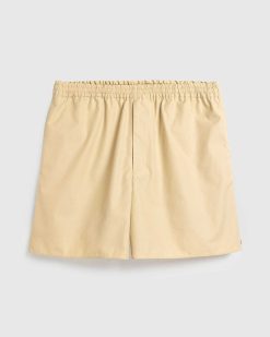 Auralee Short High Count Finx Ox Beige | Shorts