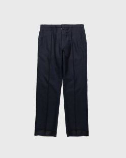 Maison Margiela Pantalon Serge De Laine Marine | Pantalon