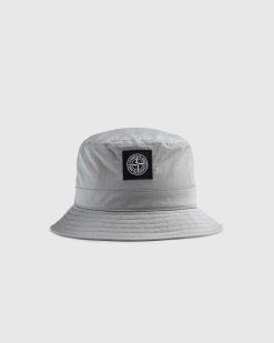 Stone Island Chapeau Bob En Metal Nylon Beige Naturel | Chapeaux