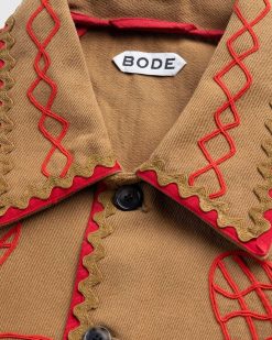 Bode Manteau En Erable Des Champs Marron/Rouge | Vetements D'Exterieur