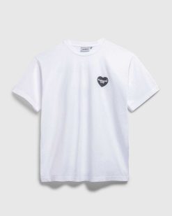 Carhartt WIP T-Shirt Bandana Heart Blanc/Noir/Stone Washed | T-Shirts