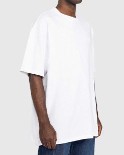 Trussardi T-Shirt Levrier Blanc | T-Shirts