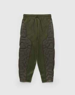 Moncler Pantalon Rembourre Vert | Pantalon